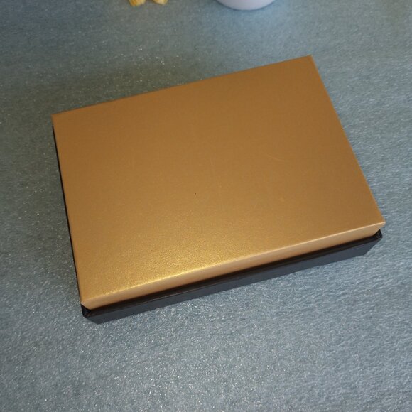 Lauren Ralph Lauren gunmetal crinkled metallic zip card case - Picture 8 of 8